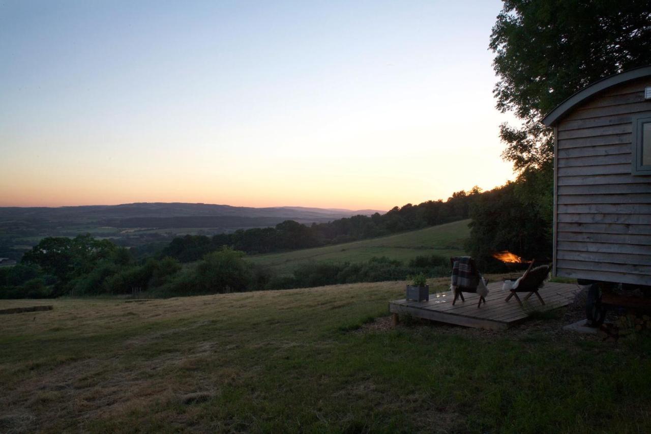 Tilbury Shepherd Huts With Hot Tubs Plus Holiday Cottages West Bagborough Buitenkant foto